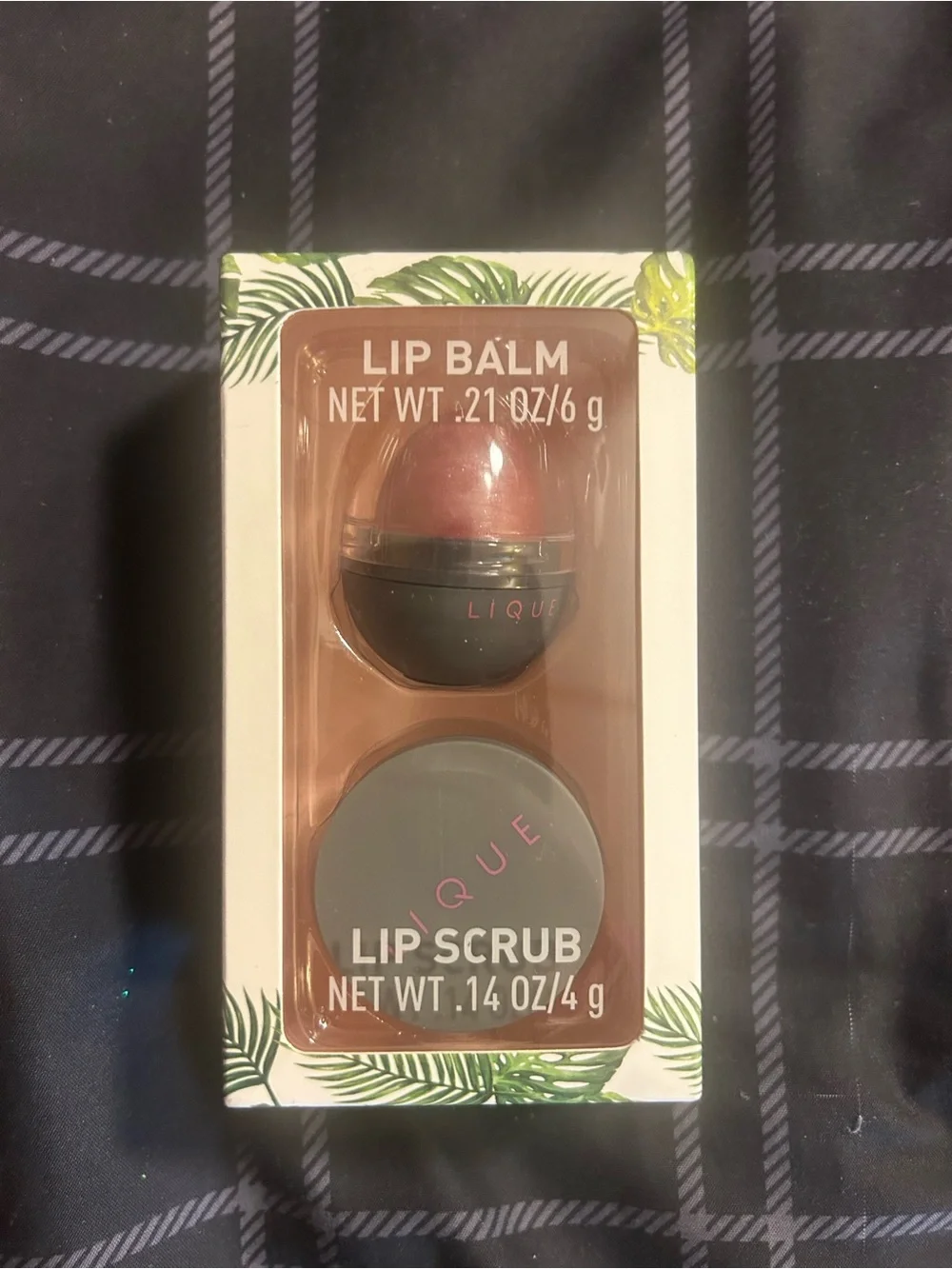 LIQUE Lip Balm & Lip Scrub Set